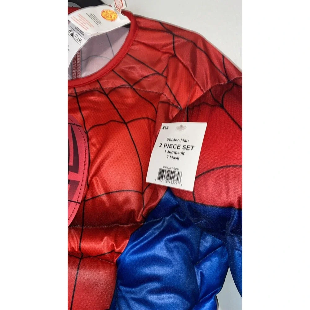 NWT Rubies Spiderman costume‎ suit Youth Large